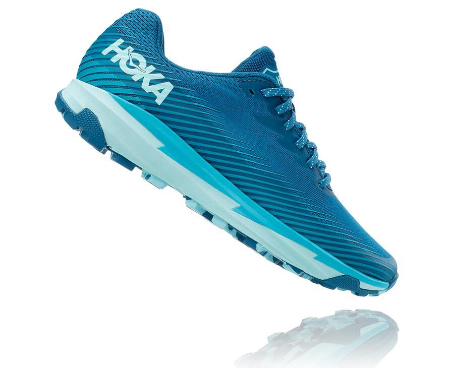 Hoka One One トレイルシューズ レディース 青 - トレント 2 - XO8395647